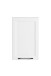 Hängeschrank >Lyon< in weiß, MDF - 40x64x20cm (BxHxT)