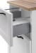 Unterschrank >Lyon< in weiß, Wotaneiche, MDF - 40x79x35cm (BxHxT)