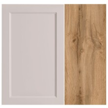 Unterschrank >Lyon< in Kaschmir, Wotaneiche, MDF - 40x79x35cm (BxHxT)