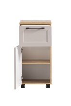 Unterschrank >Lyon< in Kaschmir, Wotaneiche, MDF - 40x79x35cm (BxHxT)
