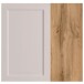 Unterschrank >Lyon< in Kaschmir, Wotaneiche, MDF - 40x79x35cm (BxHxT)