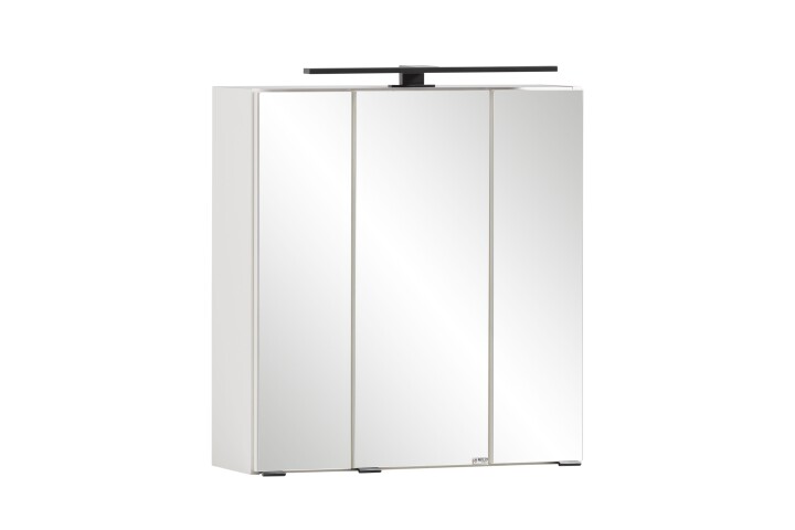 Spiegelschrank >Lyon< in weiß - 60x64x20cm (BxHxT)