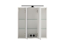 Spiegelschrank >Lyon< in weiß - 60x64x20cm (BxHxT)