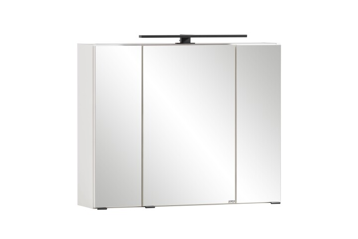 Spiegelschrank >Lyon< in weiß - 80x64x20cm (BxHxT)