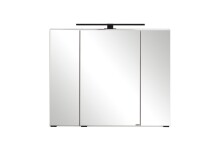 Spiegelschrank >Lyon< in weiß - 80x64x20cm...