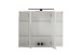 Spiegelschrank >Lyon< in weiß - 80x64x20cm (BxHxT)