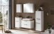 Waschtisch >Lyon< in weiß, MDF - 80x63x47cm (BxHxT)
