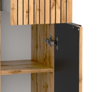 Unterschrank >Nizza< in Wotaneiche-Dekor - 30x79x35cm (BxHxT)