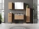 Midischrank >Nizza< in Wotaneiche-Dekor - 30x130x35cm (BxHxT)