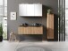 Midischrank >Nizza< in Wotaneiche-Dekor - 30x130x35cm (BxHxT)