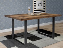 Esstischplatte >TABLES< in Old – Wood Vintage - 140x3,8x90cm (BxHxT)