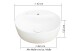 Waschtisch >Nizza< in Wotaneiche-Dekor - 120x41x47cm (BxHxT)