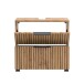 Waschbeckenunterschrank >Nizza< in Wotaneiche-Dekor - 60x54x35cm (BxHxT)