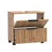 Waschbeckenunterschrank >Nizza< in Wotaneiche-Dekor - 60x54x35cm (BxHxT)