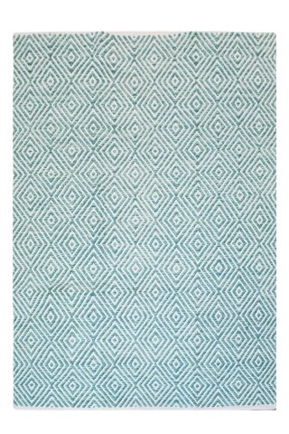 Teppich >Aperitif< in Türkis - 150x80 (LxB)