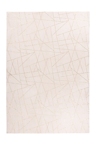 Teppich >Bijou< in Creme / Gold, 100% Polyester - 230x160cm (LxB)