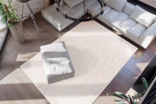 Teppich >Bijou< in Creme / Gold, 100% Polyester - 230x160cm (LxB)