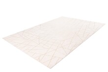 Teppich >Bijou< in Creme / Gold, 100% Polyester - 230x160cm (LxB)
