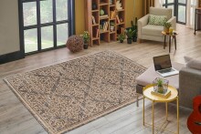 Teppich >Davis< in Beige, 100% Polyester - 230x160cm (LxB)