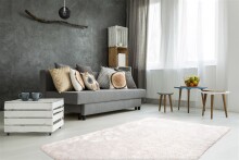 Teppich >Diamond< in Puderrosa, 100% Polyester - 170x120cm (LxB)