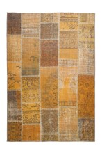 Teppich >Faye< in Gold, 100% Polyester - 180x110cm...