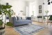 Teppich >Galaxy< in Grau / Blau, 100% Polyester - 240x170cm (LxB)