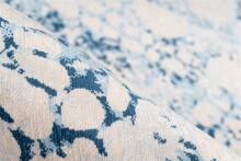 Teppich >Galaxy< in Creme / Blau, 100% Polyester - 240x170cm (LxB)