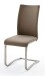Esszimmerstuhl >Muvo II< (2er Set) in Cappuccino - 43x103x52 (BxHxT)