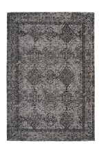 Teppich >Iglesia< in Grau / Schwarz - 230x160 (LxB)
