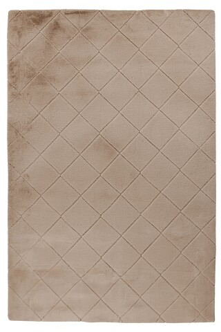 Teppich >Imala< in Beige, 100% Polyester - 160x120cm (LxB)