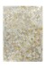 Teppich >Lavish< in Elfenbein / Gold, 100% Leder - 150x80cm (LxB)