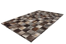 Teppich >Lavish< in Grau, 100% Leder - 150x80cm (LxB)