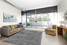 Teppich >Luxury< in Grau / Anthrazit, 100% Viskose - 170x120cm (LxB)