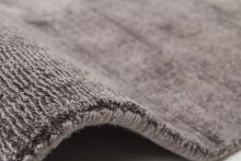 Teppich >Luxury< in Grau / Anthrazit, 100% Viskose - 170x120cm (LxB)