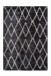 Teppich >Orlando< in Anthrazit, 100% Polyester - 150x80cm (LxB)
