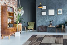 Teppich >Phoenix< in Natur / Creme, 95% Wolle / 5% Polyester - 170x120cm (LxB)