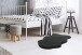 Teppich >Rabbit Sheepskin< in Anthrazit, 100% Polyester - 90x60cm (LxB)