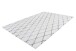 Teppich >Vivica< in Weiß / Anthrazit, 100% Polyester - 230x160cm (LxB)