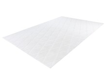 Teppich >Vivica< in Weiß, 100% Polyester - 150x80cm (LxB)