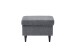 Fußhocker >OSKAR< in anthrazit - 63x43x42 (BxHxT)