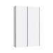 Mehrzweckschrank >OZZULA< 6 Böden, 2 Türen, in Weiss - 120,1x190,5x41,6cm (BxHxT)