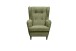 Ohrensessel >OSKAR< (Sessel und Hocker) in olive - 78x102x98 (BxHxT)