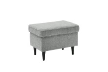 Ohrensessel >OSKAR< (Sessel und Hocker) in grey - 78x102x98 (BxHxT)