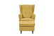 Ohrensessel >OSKAR< (Sessel und Hocker) in mustard - 78x102x98 (BxHxT)