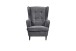 Ohrensessel >OSKAR< (Sessel und Hocker) in ash - 78x102x98 (BxHxT)