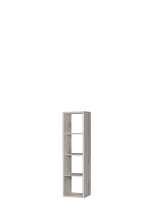 Raumteilerregal >MAURO< 4 Fächer, in Sandeiche - 38,2x141,8x32,9cm (BxHxT)