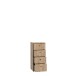 Kommode >TEMPRA2< 4 Schubladen, in Artisan Eiche  - 38,6x85,5x34,8cm (BxHxT)