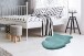 Teppich >Rabbit Sheepskin< in Türkis, 100% Polyester - 90x60cm (LxB)