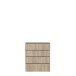 Kommode >TEMPRA2< 4 Schubladen, in Sonoma Eiche Dekor - 73,7x85,5x34,8cm (BxHxT)