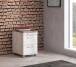 Rollcontainer >DURO< 3 Schübe, Pinie Weiss / Eiche Antik - 42,3x61,4x53cm (BxHxT)